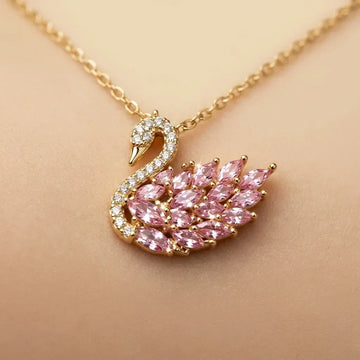 Luminous Swan Pendant